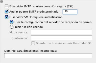 Opciones de env&iacute;o avanzadas